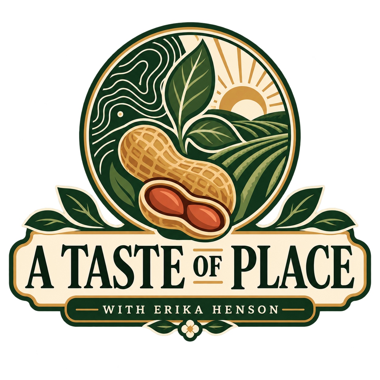 A Taste of Place with Erika Henson — peanut, fields, and topographic lines